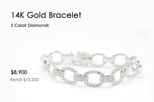 5 Carat Diamond Bracelet