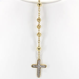 Exquisite Catholic Rosary Solid 18 K Gold