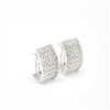 2.80 Carat Diamond Earrings in 18K White Gold