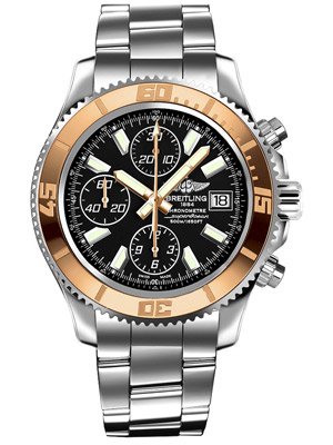 Breitling Super Ocean 18K Rose Gold 44 mm Chronograph