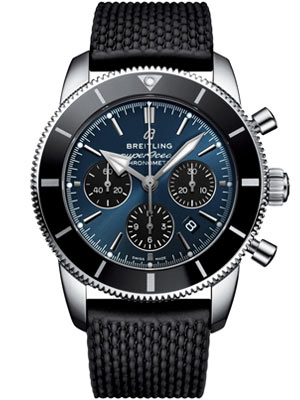 Breitling Superocean Heritage B01 Chronograph 44 Blackeye Blue Dial Watch