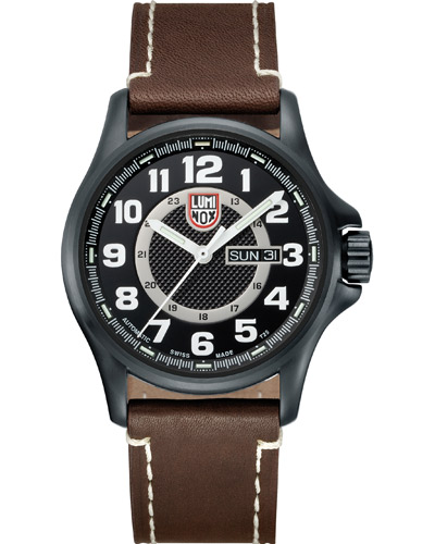 Luminox Automatic Watch Field Day Date Model 1807 Black Brushed Case ...