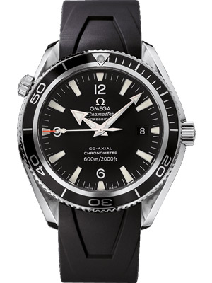 Omega Seamaster Planet Ocean Black Dial Helium Valve Tang Buckle