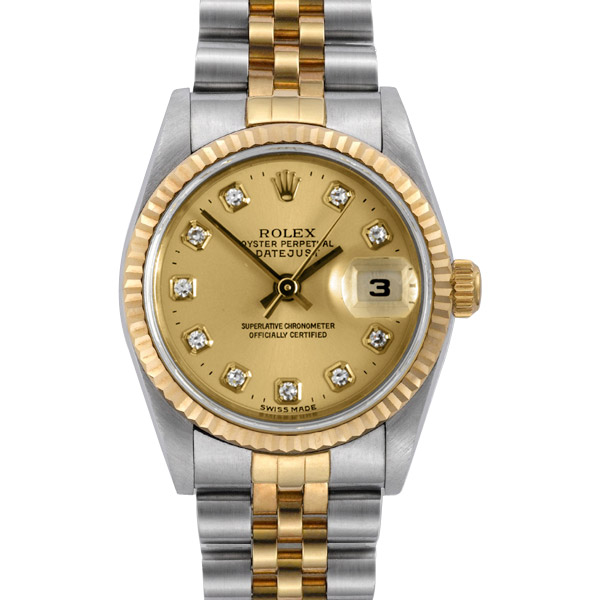 Rolex Watch Lady Datejust 68273 Junior Factory Dial With Diamonds