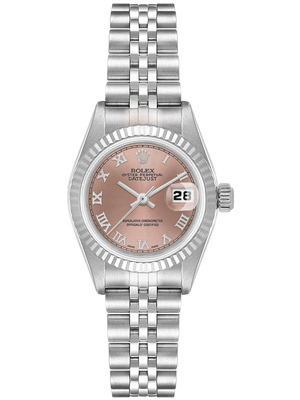 Rolex Ladies Watch Salmon Dial Automatic Datejust 79174