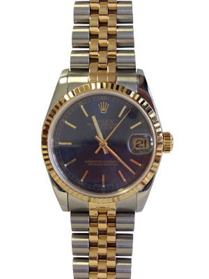 Rolex Ladies Datejust 78273 Blue Dial