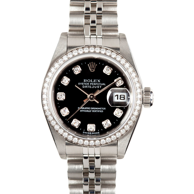 rolex datejust oyster perpetual black