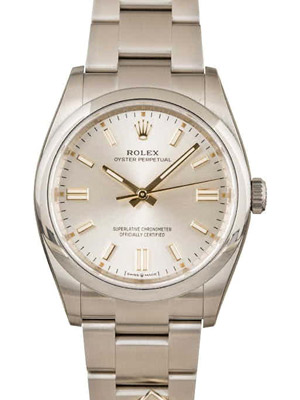 Rolex Oyster Datejust 41 mm Silver Dial