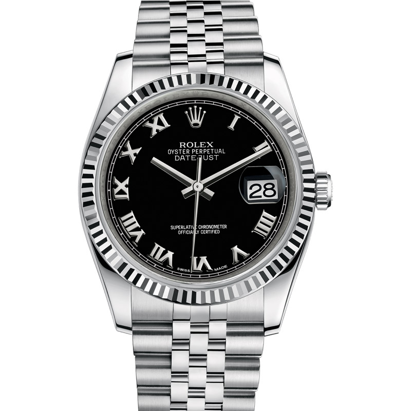 Rolex Oyster Perpetual Datejust 116234 36 mm with Black Dial