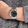 Watch on wrist