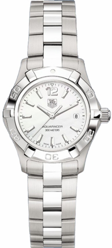 Tag Heuer Ladies Watch: Quartz Aquaracer With Mother of Pearl Dial