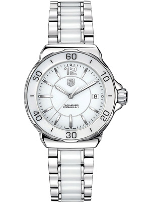 Tag Heuer Ladies Formula-I Quartz with Ceramic Bezel & Bracelet